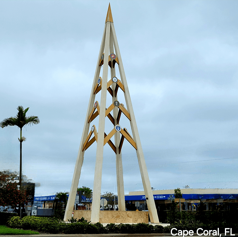 Cape Coral Veterans Memorial Monument